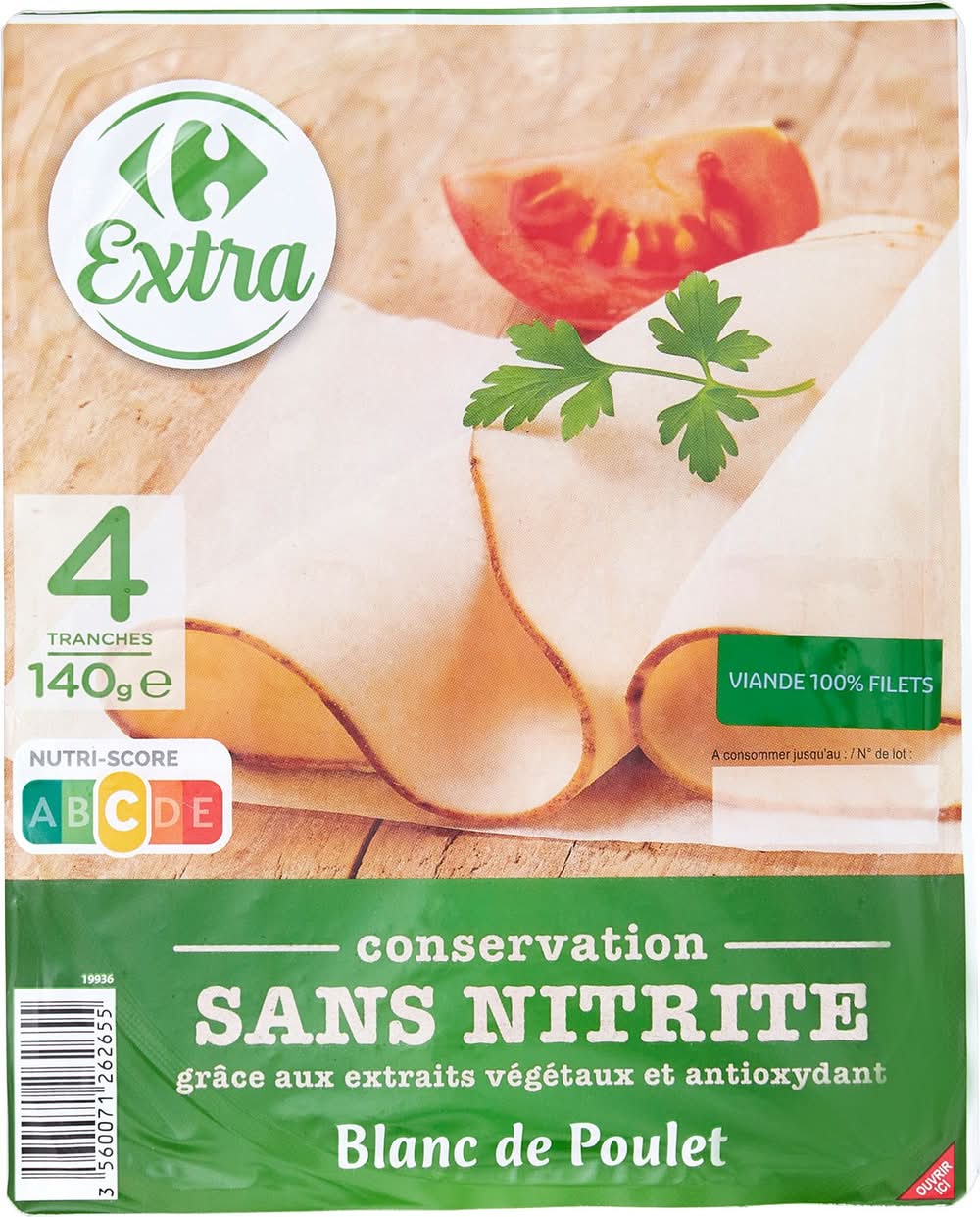 Carrefour Extra - Blanc de poulet conservation sans nitrite (4)