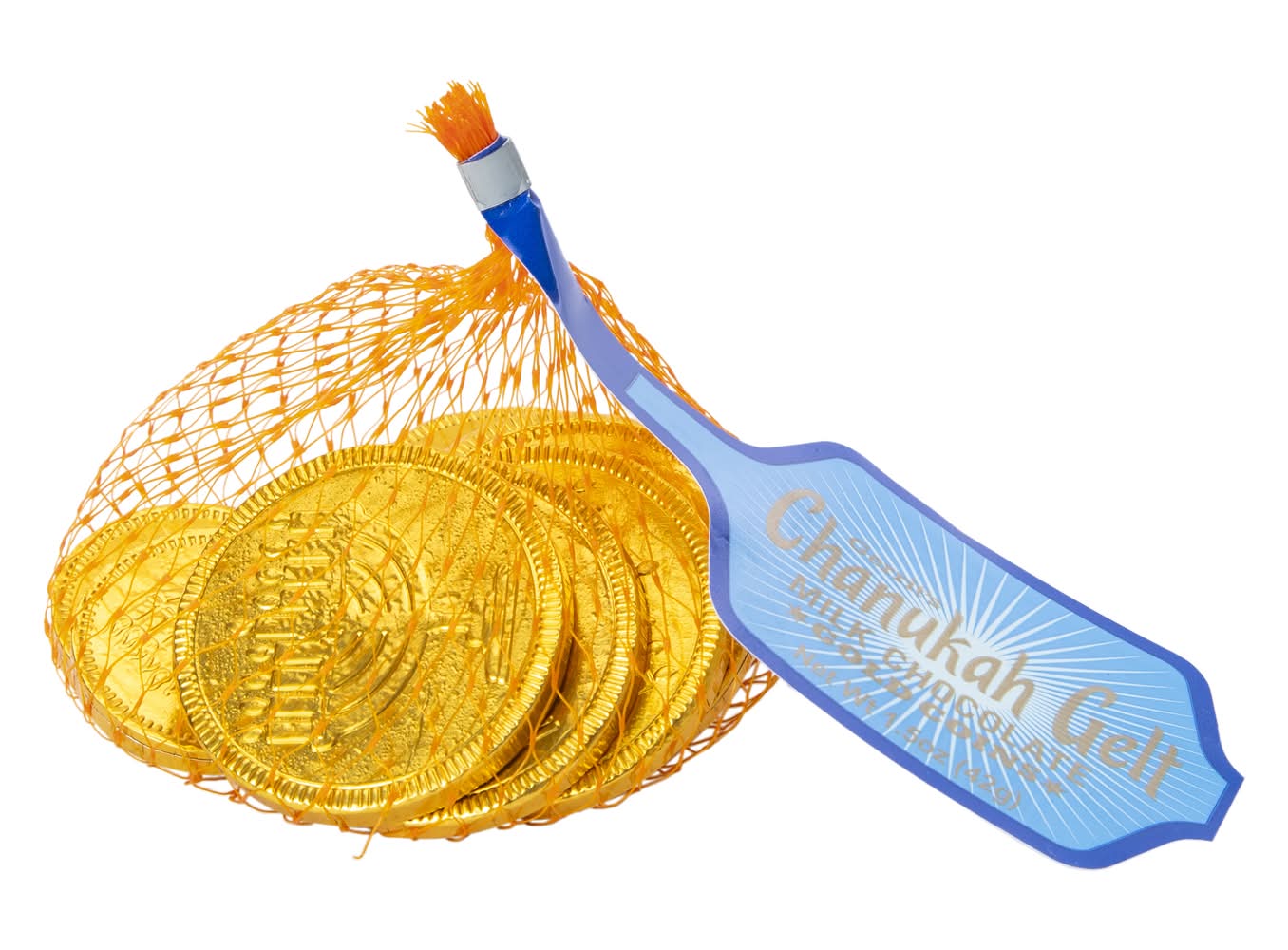 Milk Chocolate Hanukkah Gelt 1.5oz