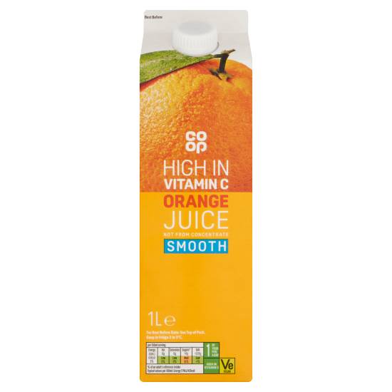 Co-Op Smooth Orange Juice 1 Litre