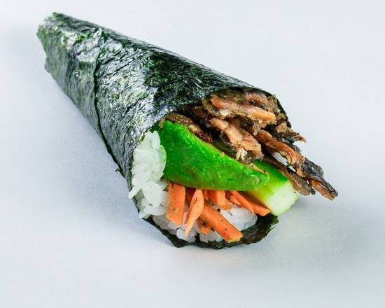 (c110) Salmon Skin Hand Roll