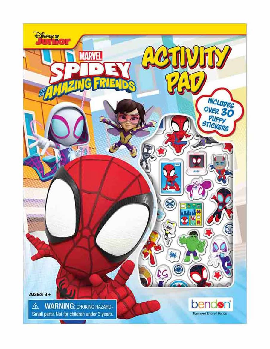 Bendon Licensed Puffy Sticker Activity Pad Assorted