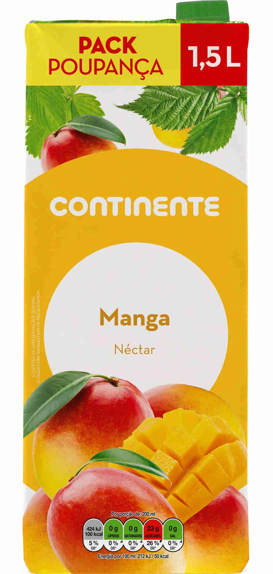Néctar Manga Pack Poupança Continente (emb. 1,5 lt)