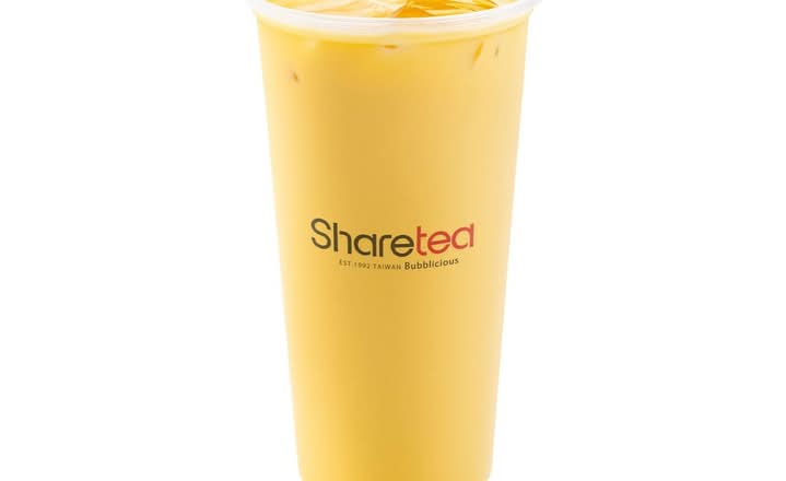 Mango Green Milk Tea