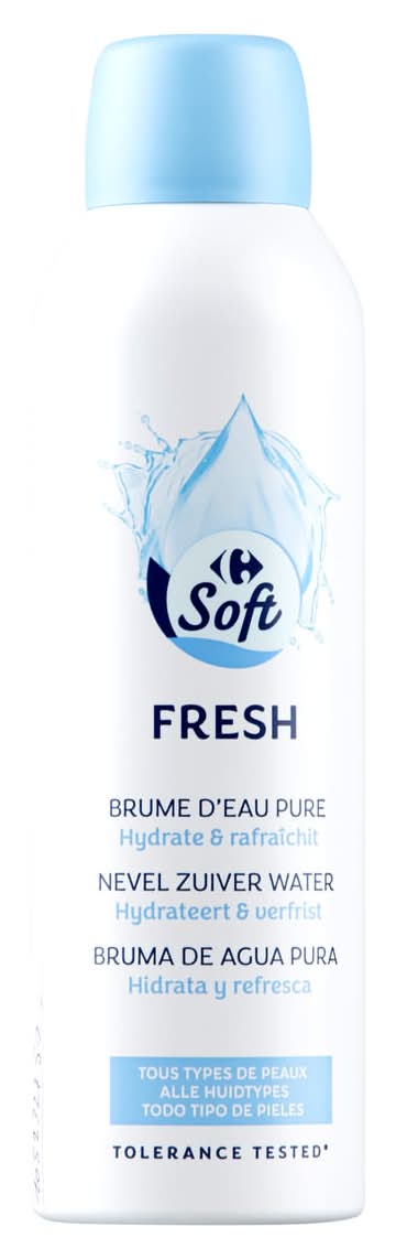 Carrefour Soft Brume d''Eau Pure Tous Types de Peaux 150 ml