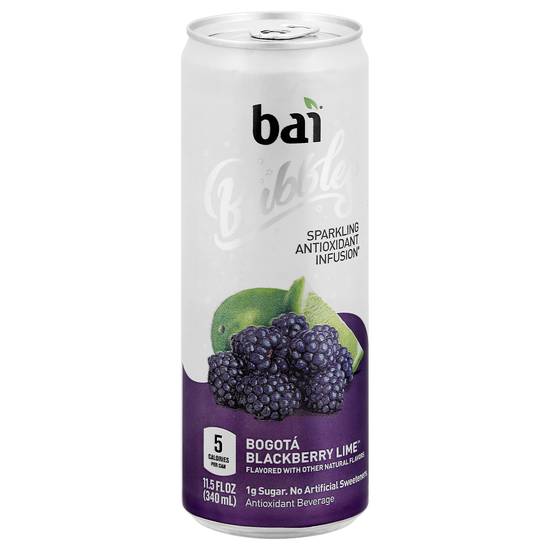 Bai Bubbles Antioxidant Infusion Bogota Blackberry Lime Sparkling Water (11.5 fl oz)