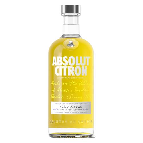 Absolut Citron Vodka (750 ml)