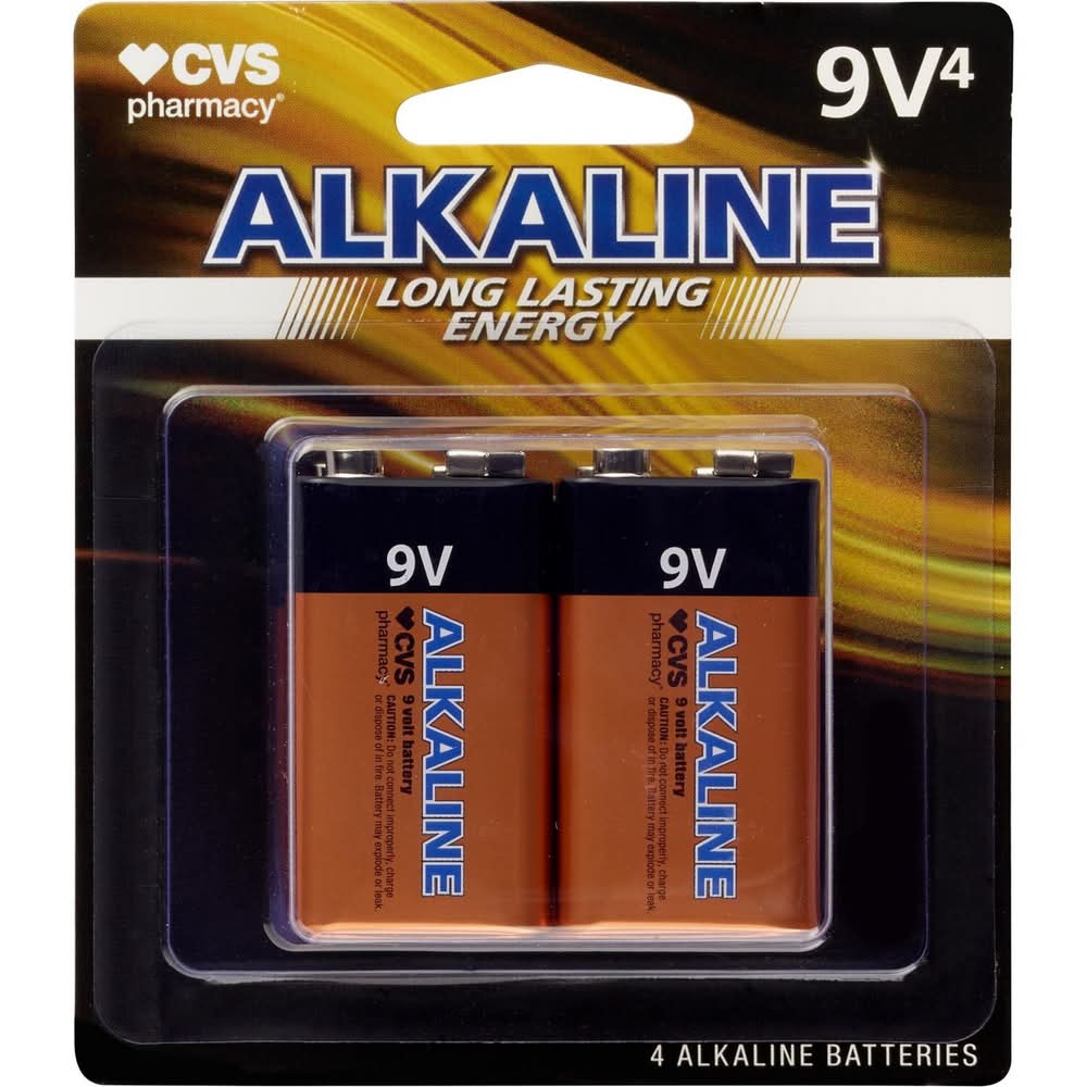 CVS Pharmacy 9V Alkaline Batteries (4 ct)