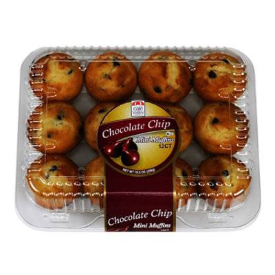 IN-STORE BAKERY CHOCOLATE CHIP MINI MUFFINS 12 COUNT