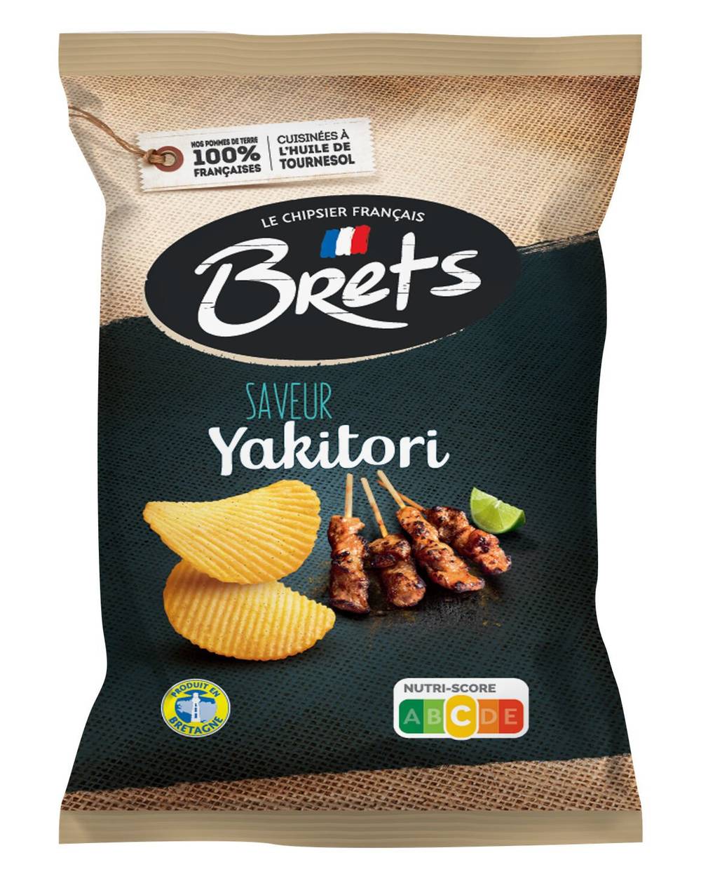 Bret's - Chips de pommes de terre, yakitori (125g)