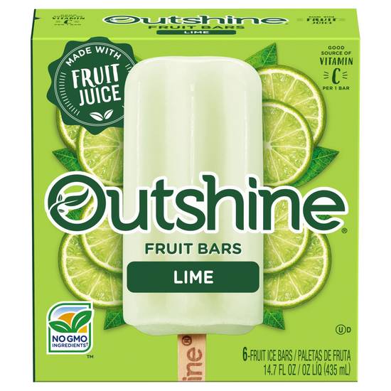 Outshine Lime Fruit Ice Bars