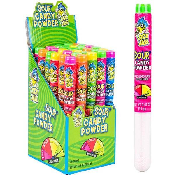 Lockjaw Sour Candy Powder Tube