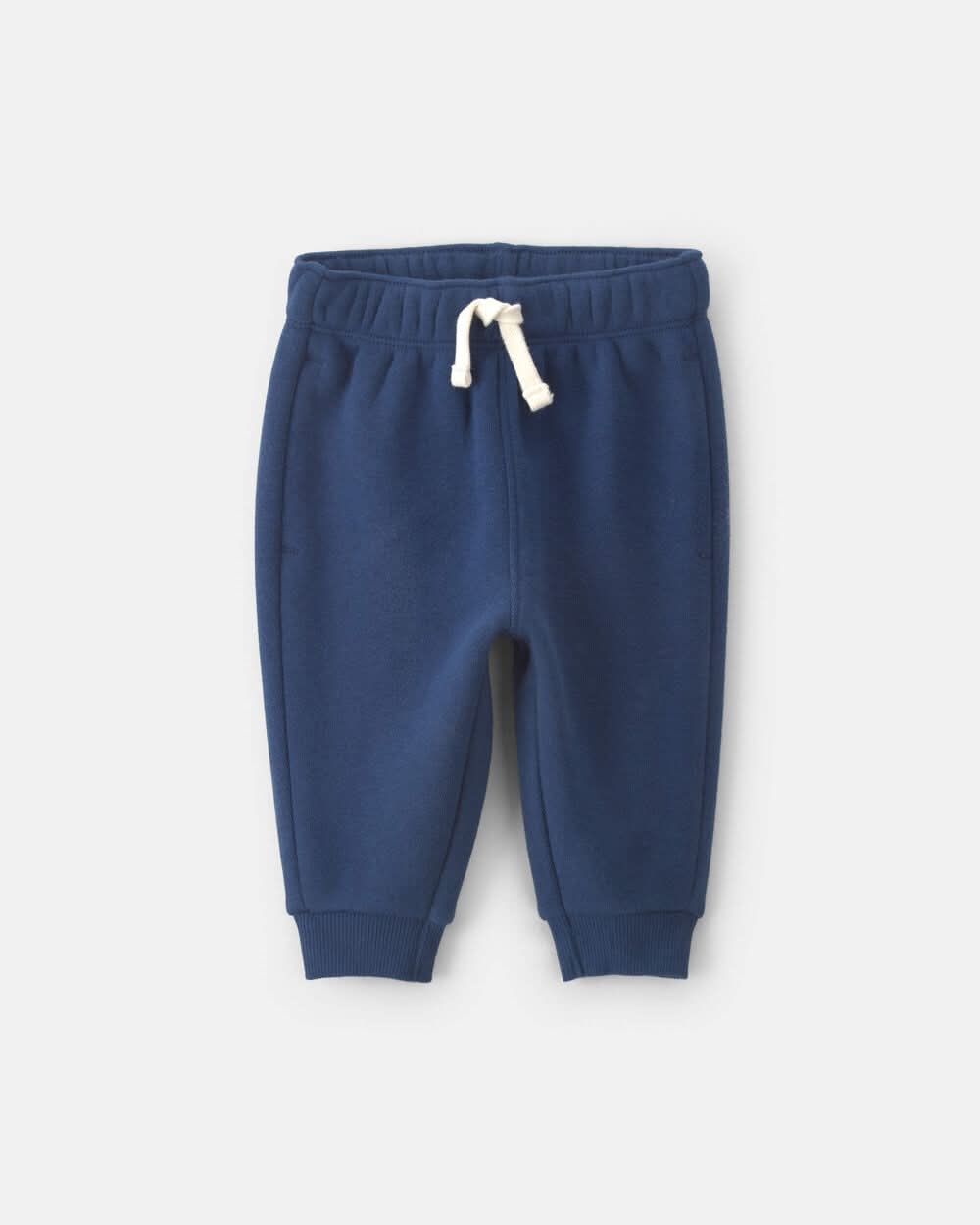 Baby Boy Fleece Pants - Navy Blue - Navy - 6M