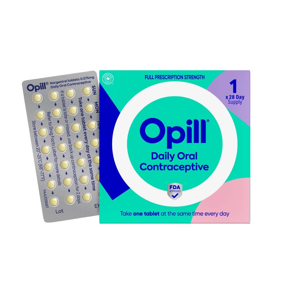 Opill Daily Oral Contraceptive Tablets