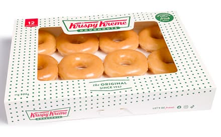 Krispy Kreme Original Glazed Doughnuts (12 pack)