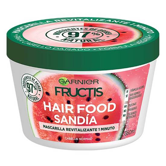 Fructis mascarilla para cabello sandía (tarro 350 ml)