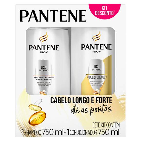 Pantene shampoo+condicionador hidratação (2x750ml)