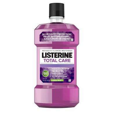 Listerine Total Care Anticavity Fluoride Mouthwash