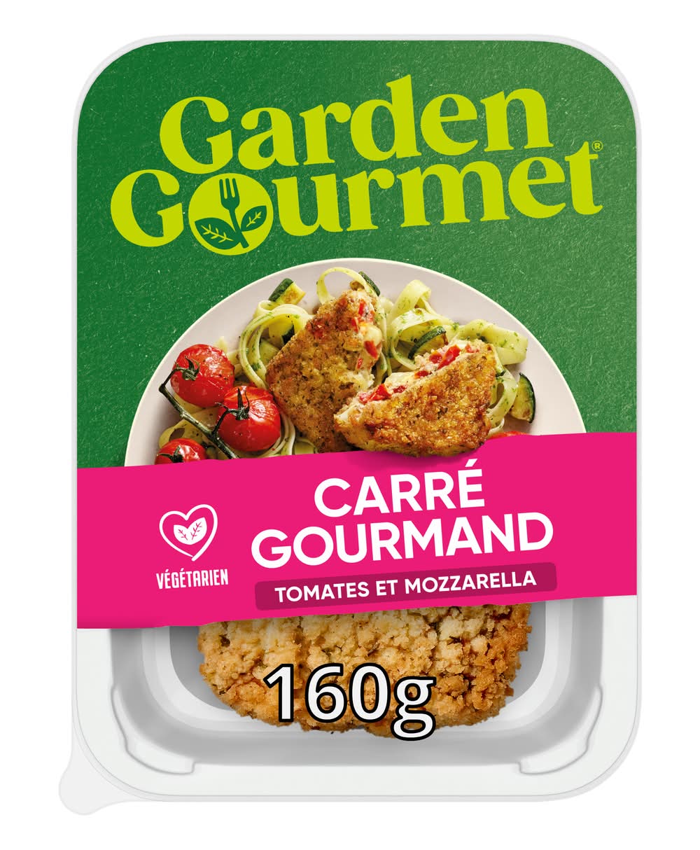Garden Gourmet - Carré gourmand aux tomates et mozzarella (160g)