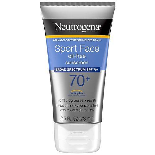 Neutrogena Sport Face Oil-Free Lotion Sunscreen, SPF 70+ - 2.5 fl oz