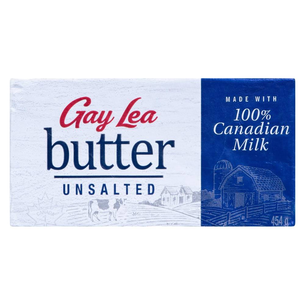 Gay Lea Unsalted Butter (454 grams)