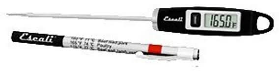 Escali Gourmet Digital Thermometer, Black