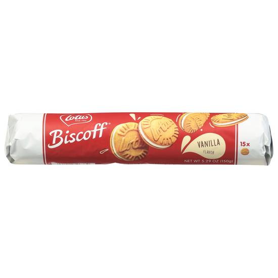 Biscoff Lotus Vanilla Flavor Sandwich Cookies (15 ct)