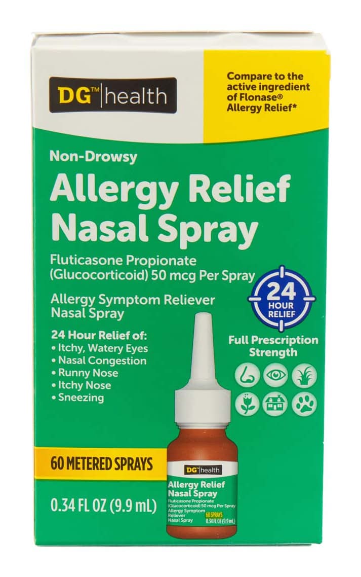 Dg Health Non-Drowsy Allergy Relief Nasal Spray 0.34 Fl Oz