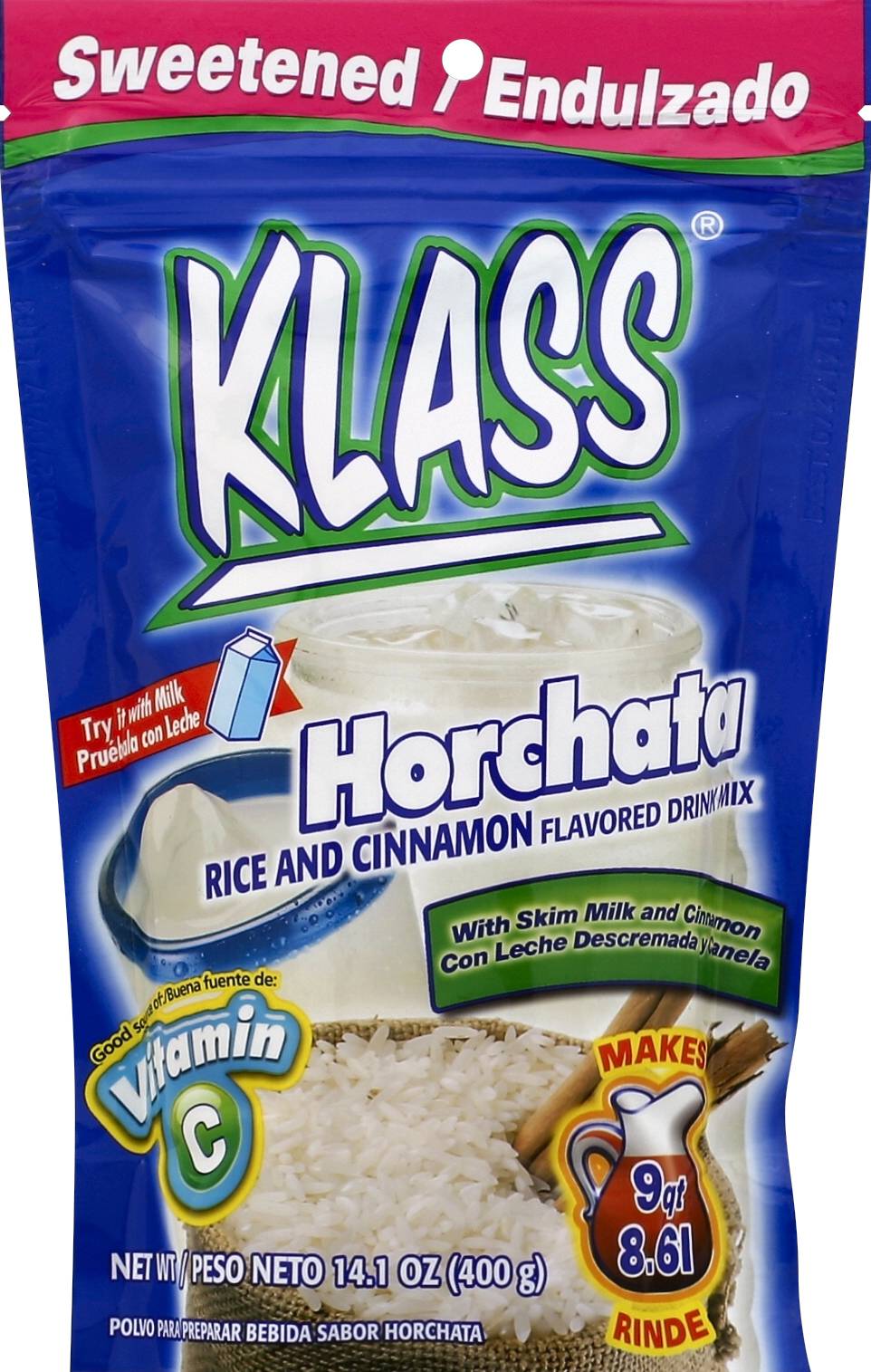 Klass Horchata Rice & Cinnamon Flavored Drink Mix (1.41 oz)