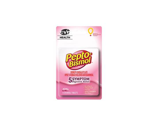 Order Pepto Bismol 4 Pc food online from Chevron Extramile store, Everett on bringmethat.com