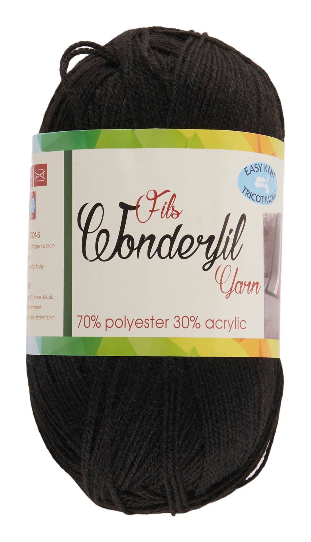 Giant Value Worsted Yarn, 300-g. (Black)