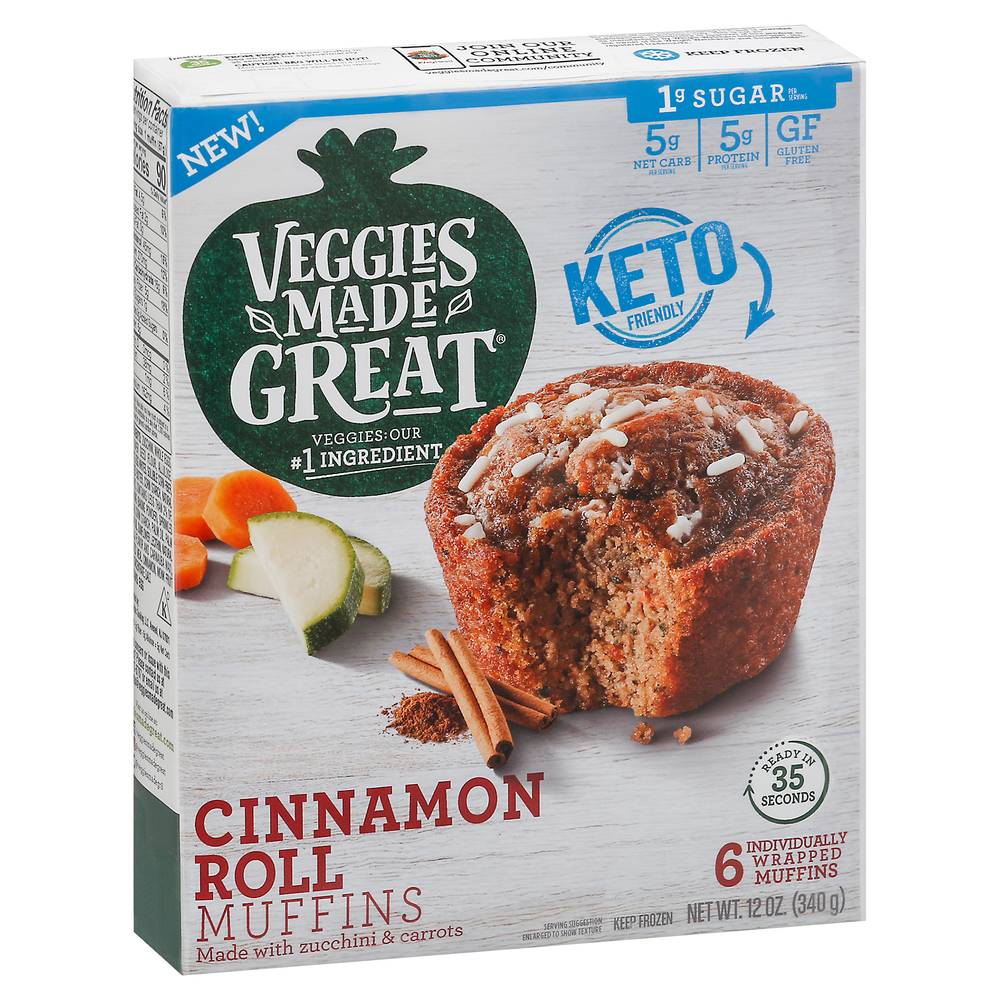 Veggies Made Great Cinnamon Roll Muffins (6 ct)