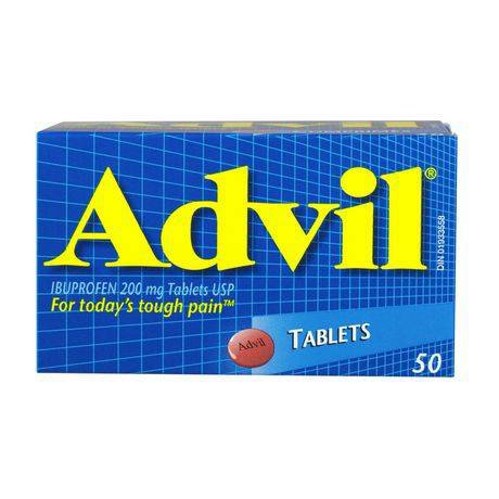 Advil Ibuprofen Tablets 200 mg (50 units)