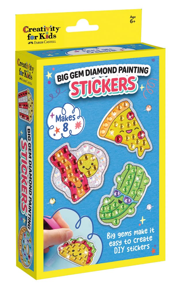 Creativity for Kids Boys Gem By Number Sticker Craft Kit