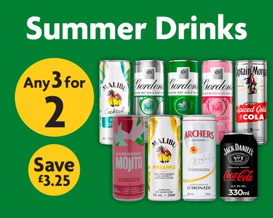 3 for 2 - Alcohol Cans