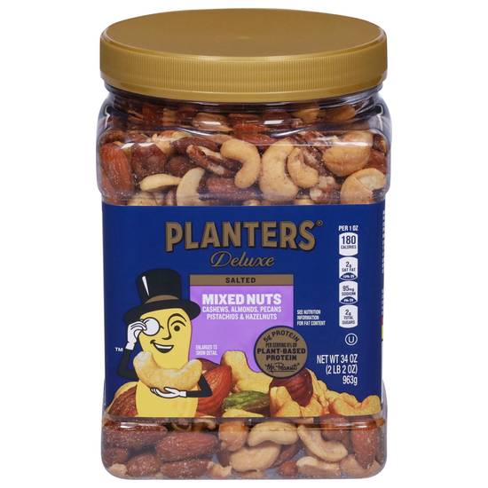 Planters Deluxe Mixed Nuts With Sea Salt