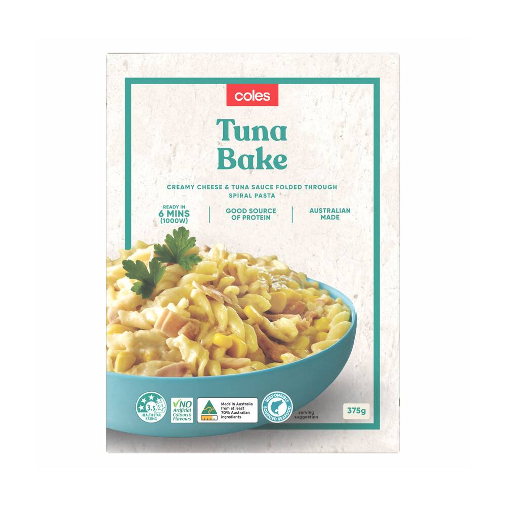 Coles Convenience Meals Tuna Bake 375g