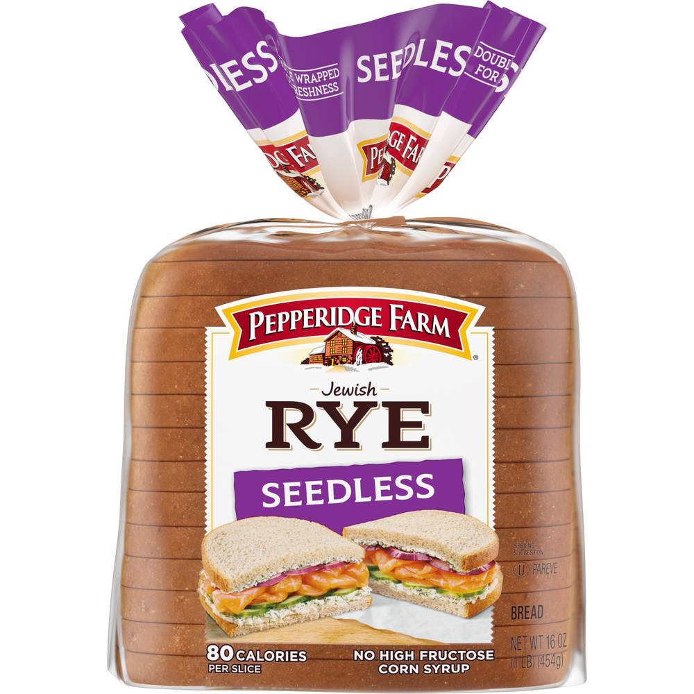 Pepperidge Farm Jewish Rye Seedless Bread (1 lbs)