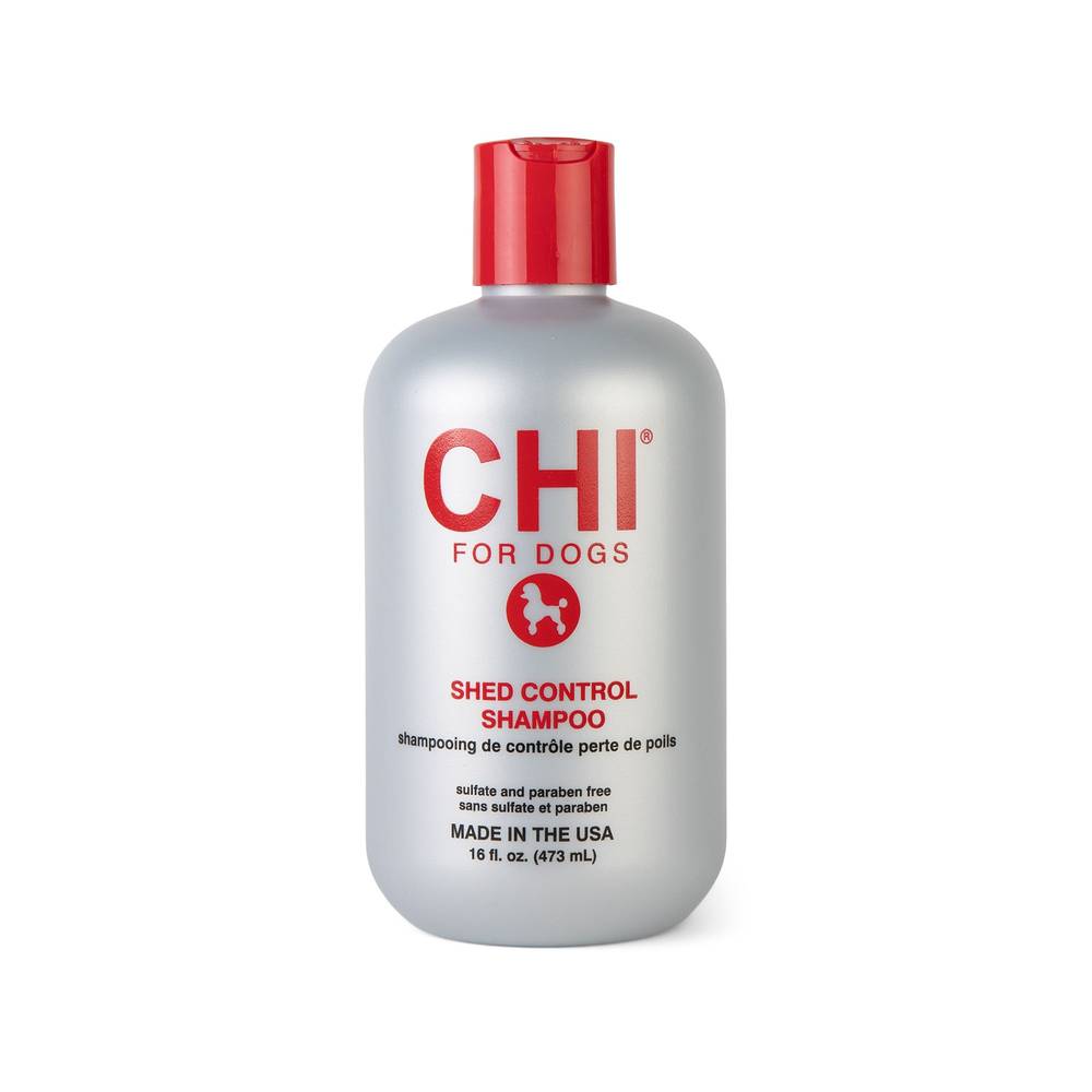Chi Shed Control Shampoo For Dogs (red)