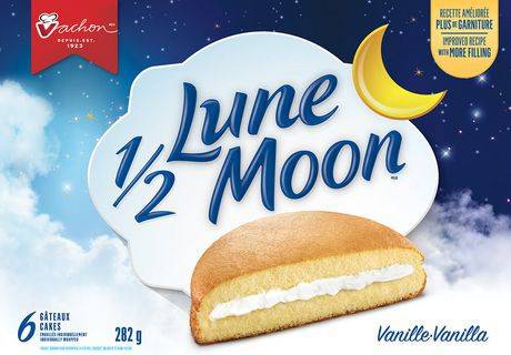 Vachon Half Moon Fluffy Vanilla Cakes (282 g)