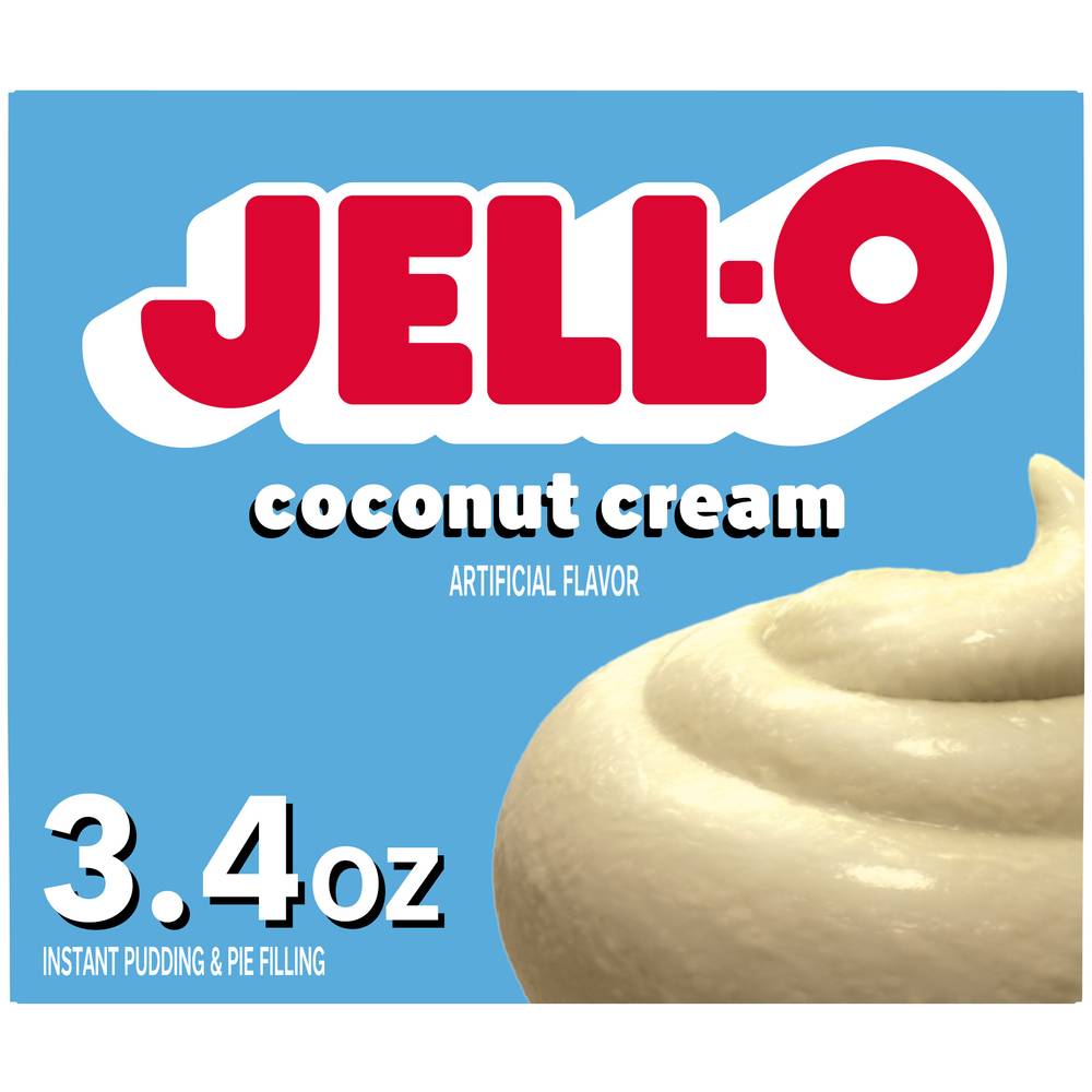 Jell-O Coconut Cream Instant Pudding Mix (3.4 oz)