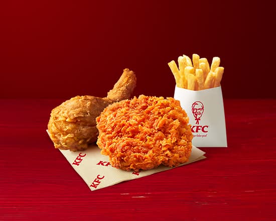 レッドホットチキン食べくらべセット(ドリンク無し) Red Hot Chicken Compare-n'-Eat Combo