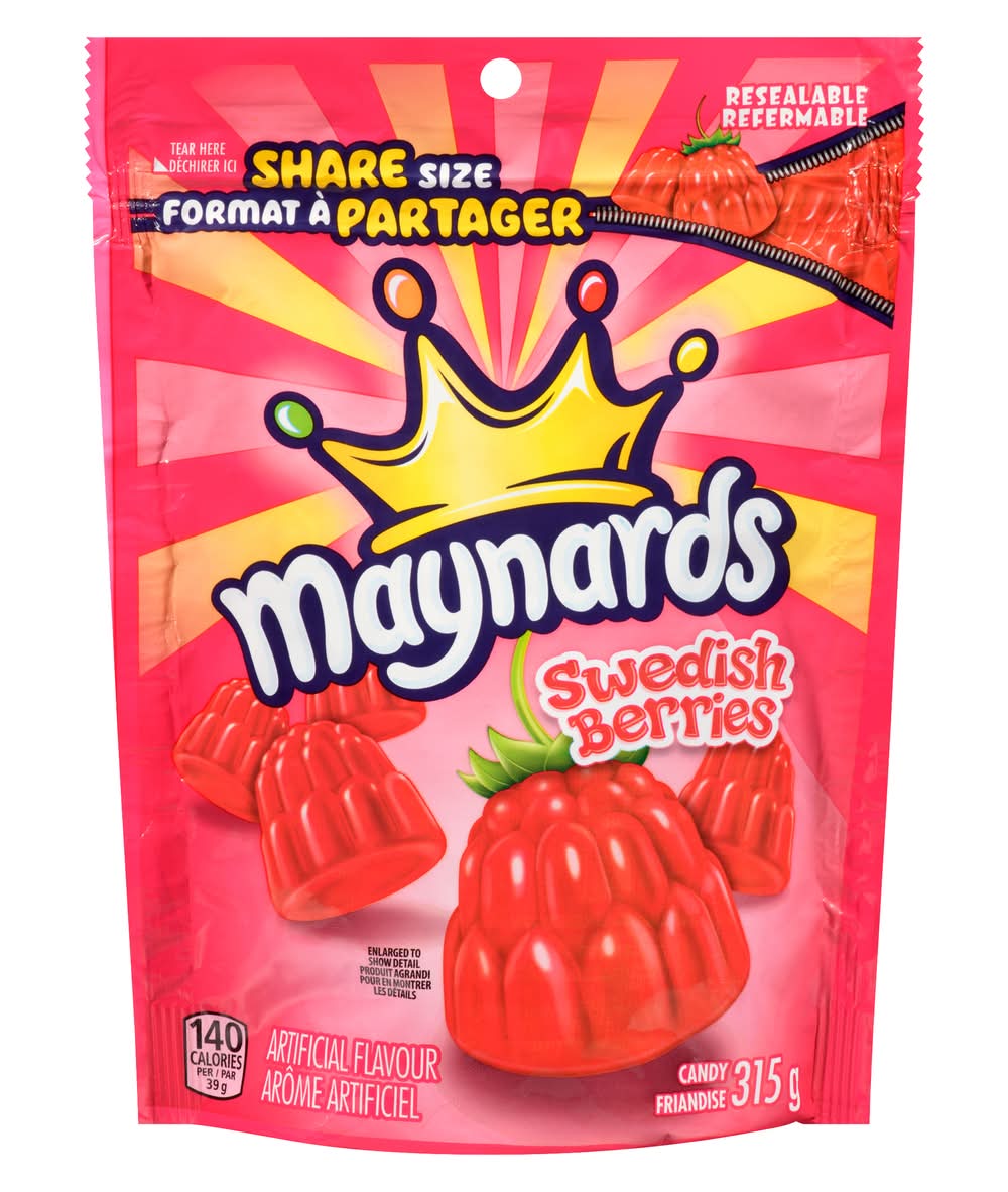 Maynards Bassetts Gummy Candy, Swedish Berries (315 g)