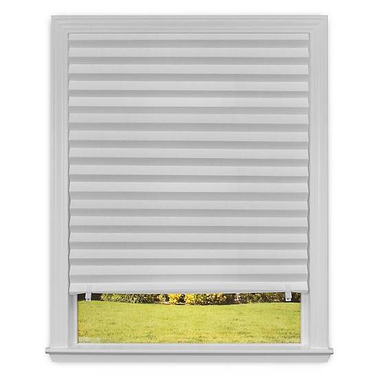 Redi Shade 36-Inch x 72-Inch  Light Filtering Cordless Paper Window Shade in White