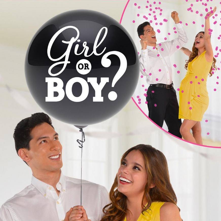 Party City Gender Reveal Balloon With Confetti (multi)