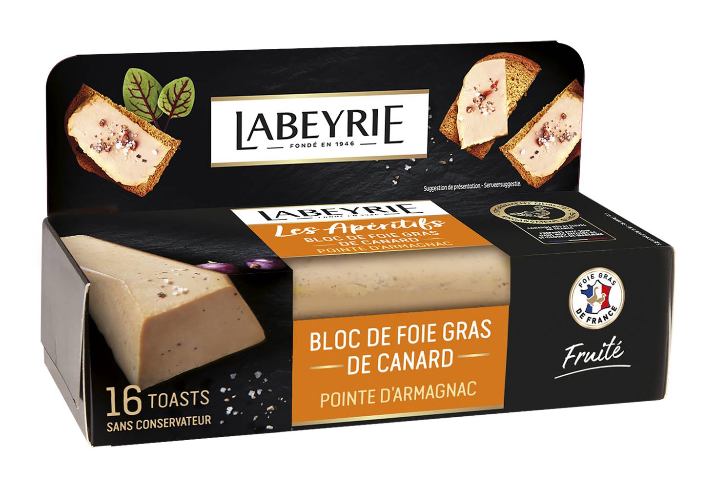 Labeyrie - Bloc de foie gras de canard (100g)