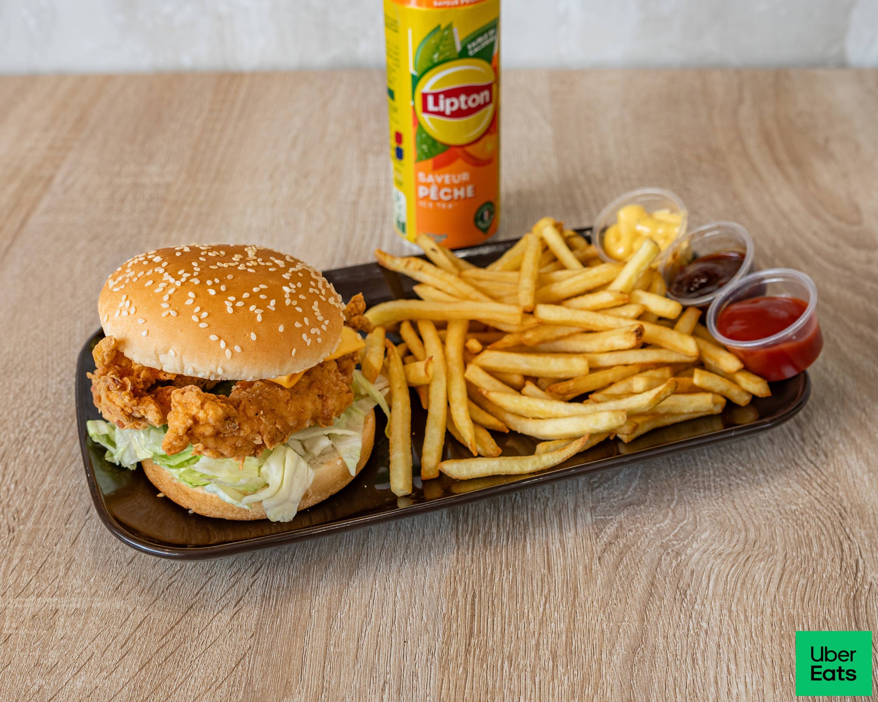 🍔 🥤 Menu Spicy Krispy Burger