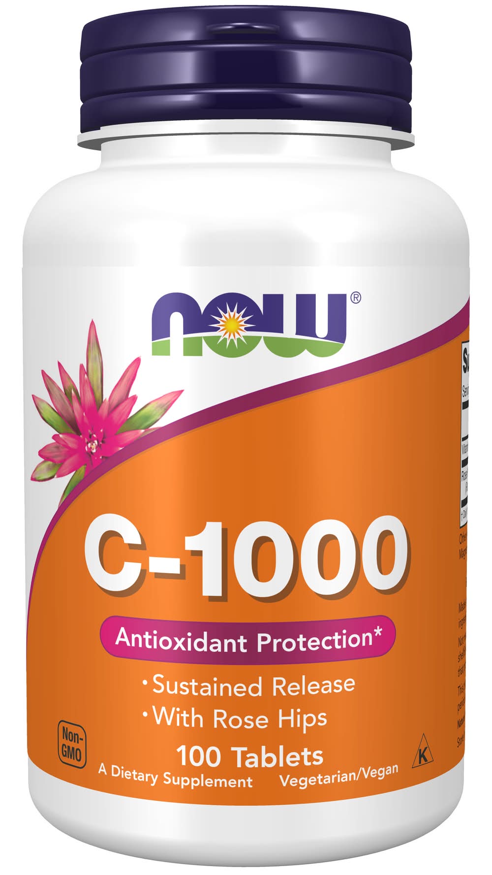 NOW C-1000 Antioxidant Protection Sustained Release With Rose Hips (8 oz)