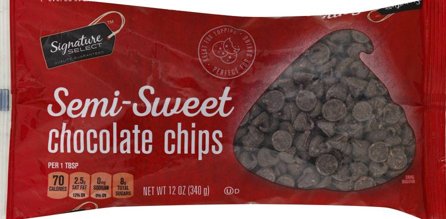 Signature Select Semi-Sweet Chocolate Chips (12 oz)