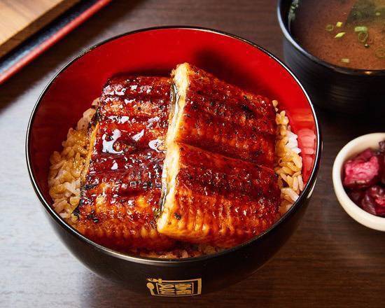 うな丼ダブルセット Grilled Eel Rice Bowl Double Set