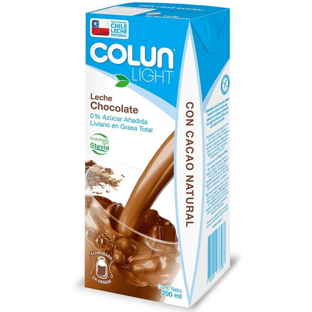 Colun · Leche light - Chocolate (200 ml)